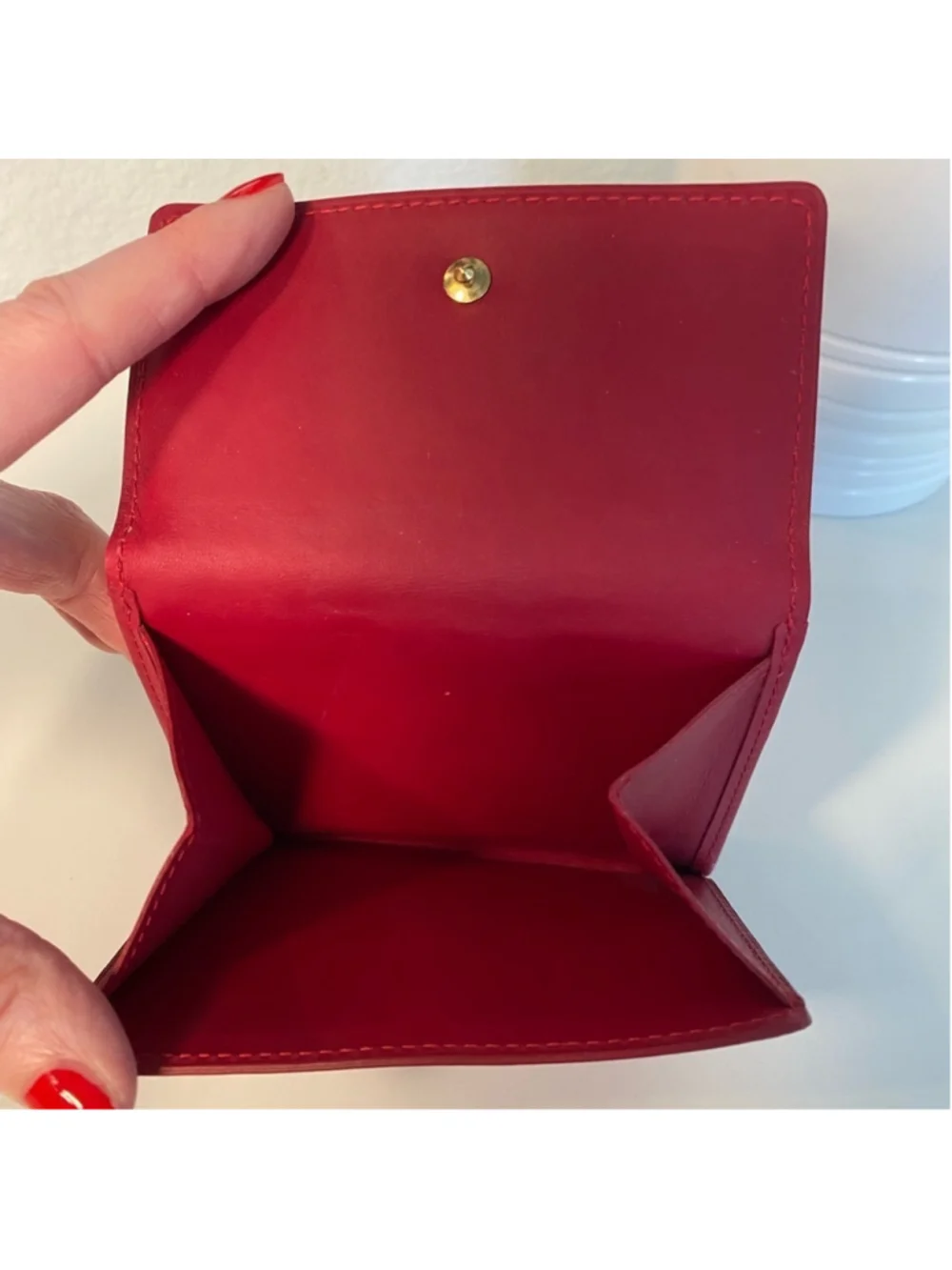 Louis Vuitton Monogram Vernis Leather Compact Elise Bifold Wallet